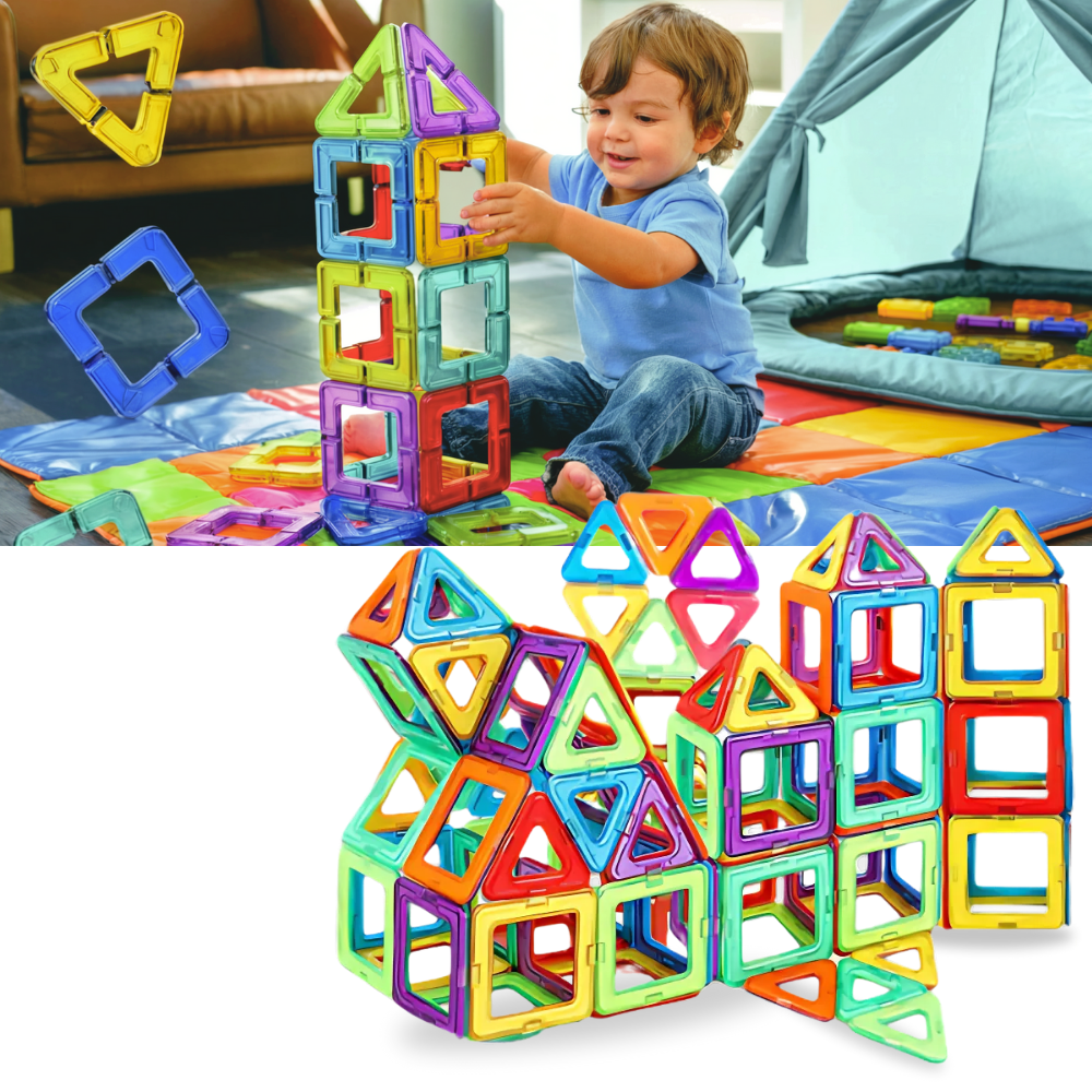 Snap & Build Magnetic Blocks - Ozerty