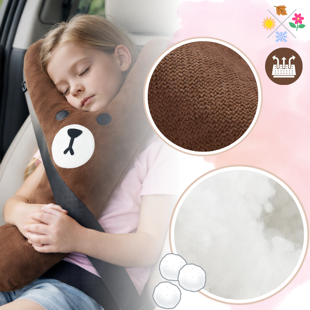 Soft Relief Kid's Seat Belt Pillow - Ozerty