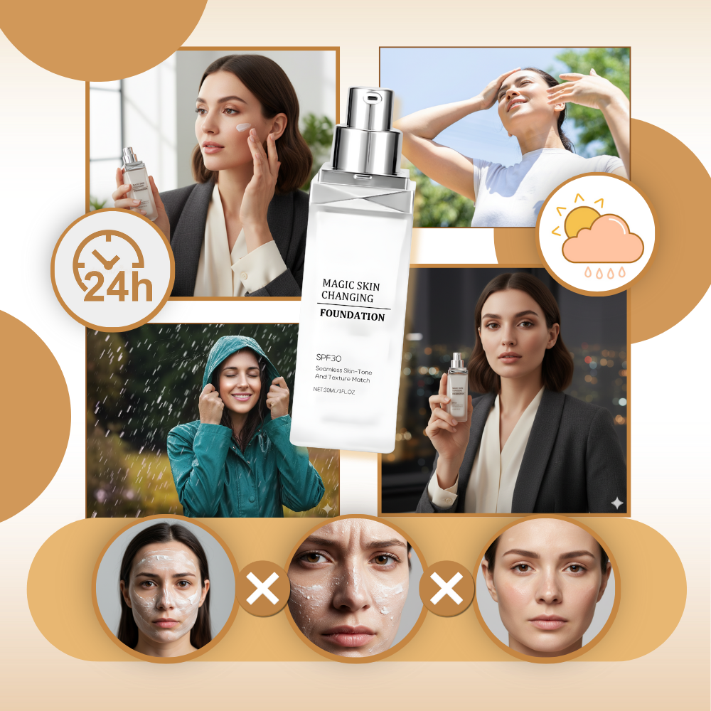 SPF 30 Color Changing Foundation - Ozerty