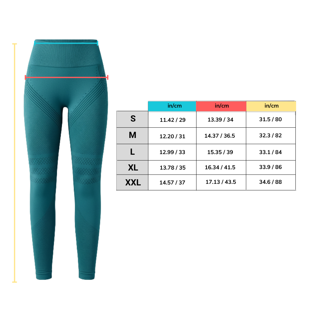 Stretchy Seamless Compression 3D Leggings - Ozerty