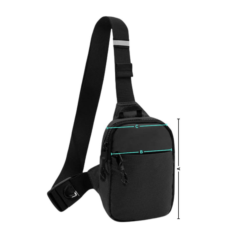 Stylish Mini Sling Chest Bag - Ozerty