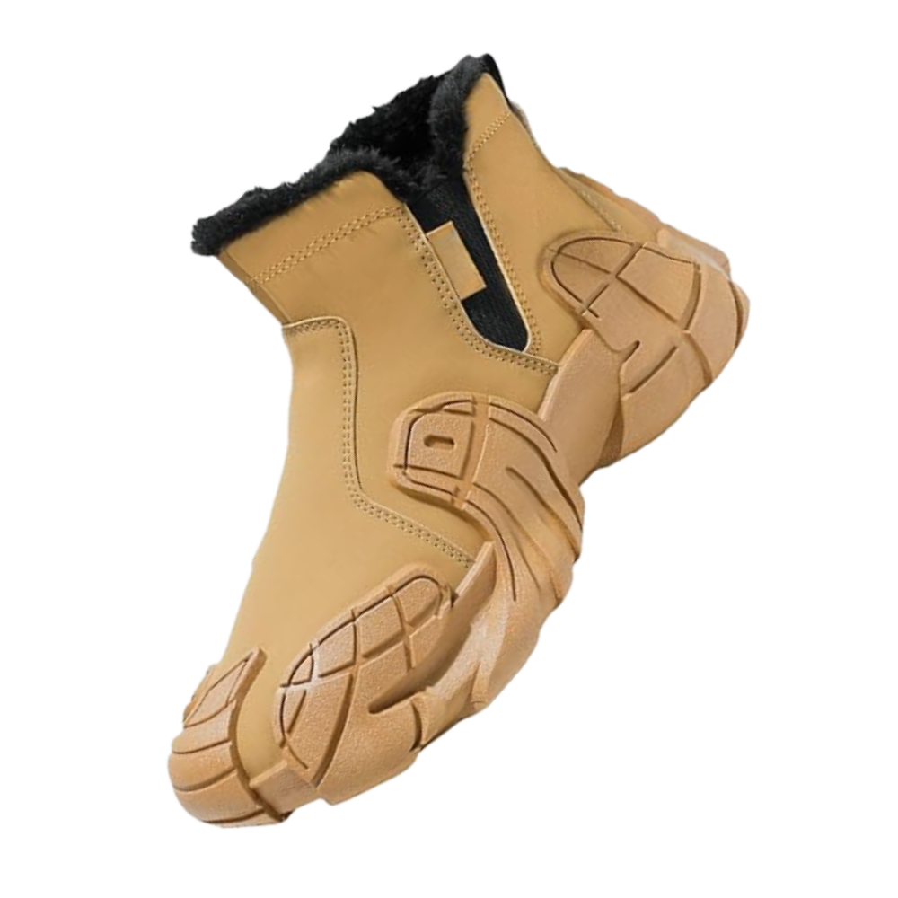 Stylish Waterproof Men's Boots -Khaki - Ozerty