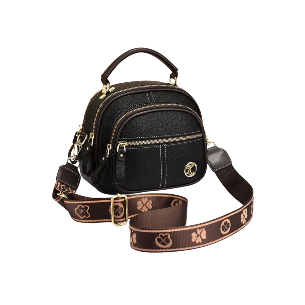 Timeless Vegan Sling Bag -Black - Ozerty