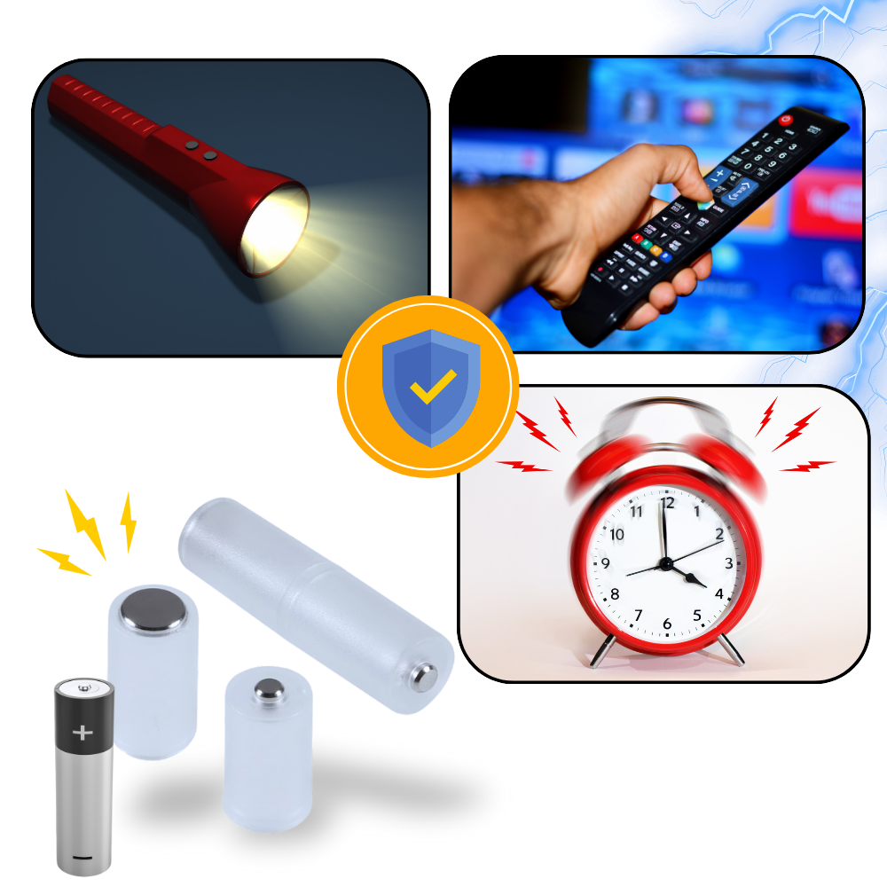 Universal AAA to AA Battery Converter - Ozerty