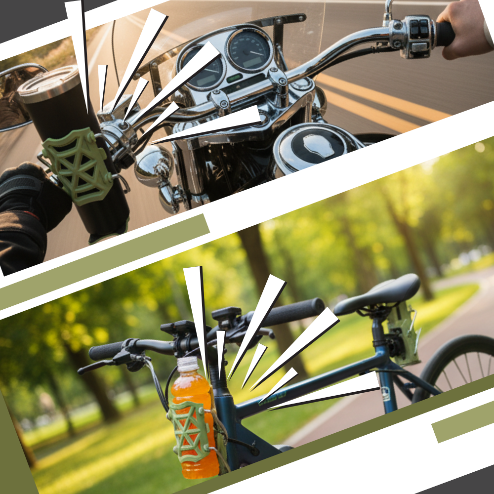 Universal Bike Handlebar Cup Holder - Ozerty