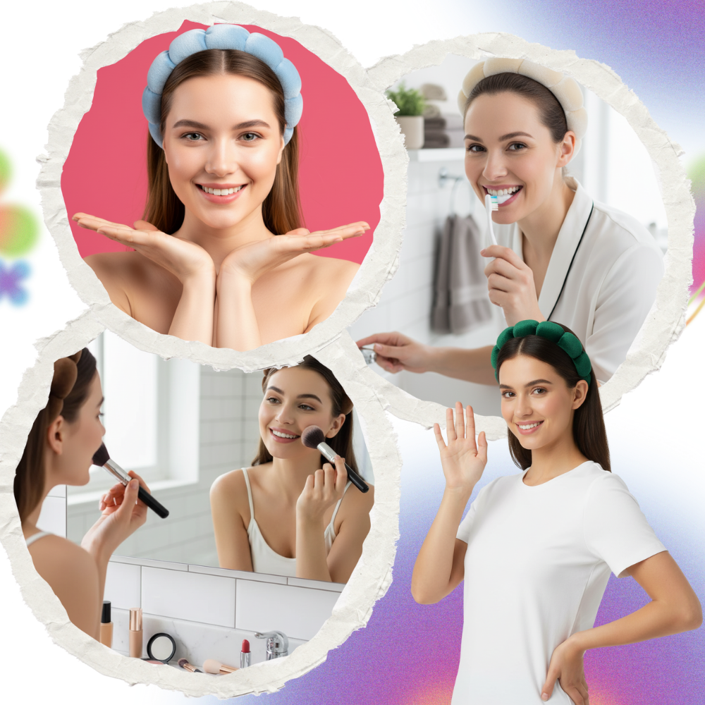 Velvet Skincare Headband - Ozerty