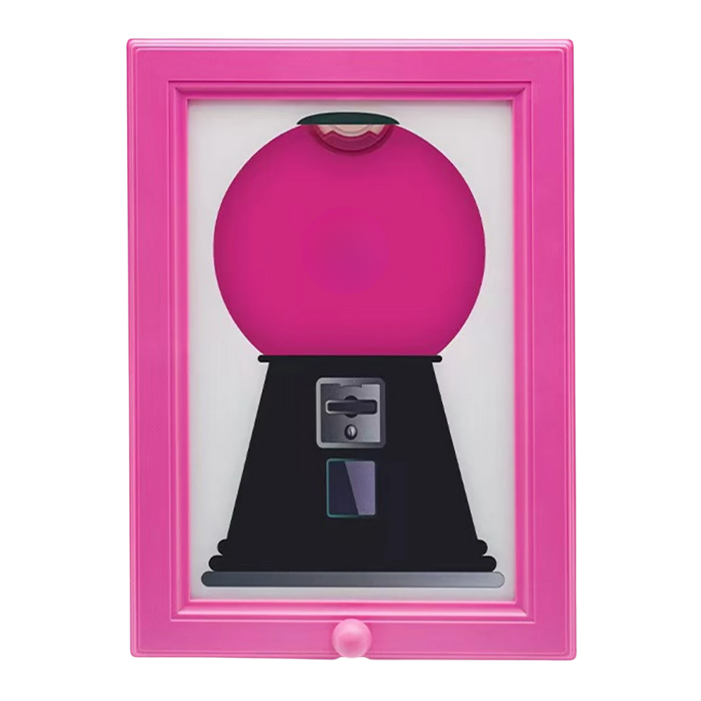 Wall-Mounted Candy Frame Dispenser -Pink - Ozerty