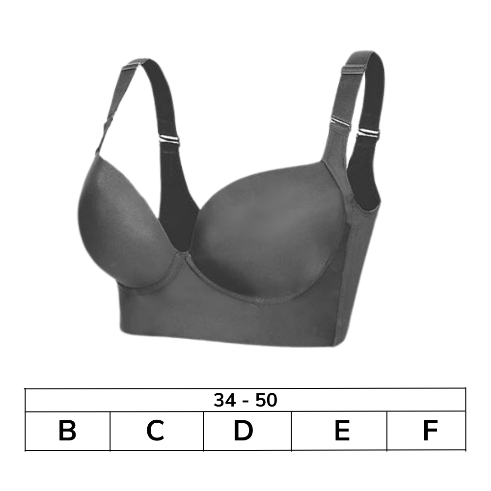 Wide Side Wings Incorporated Shaper Bra - Ozerty