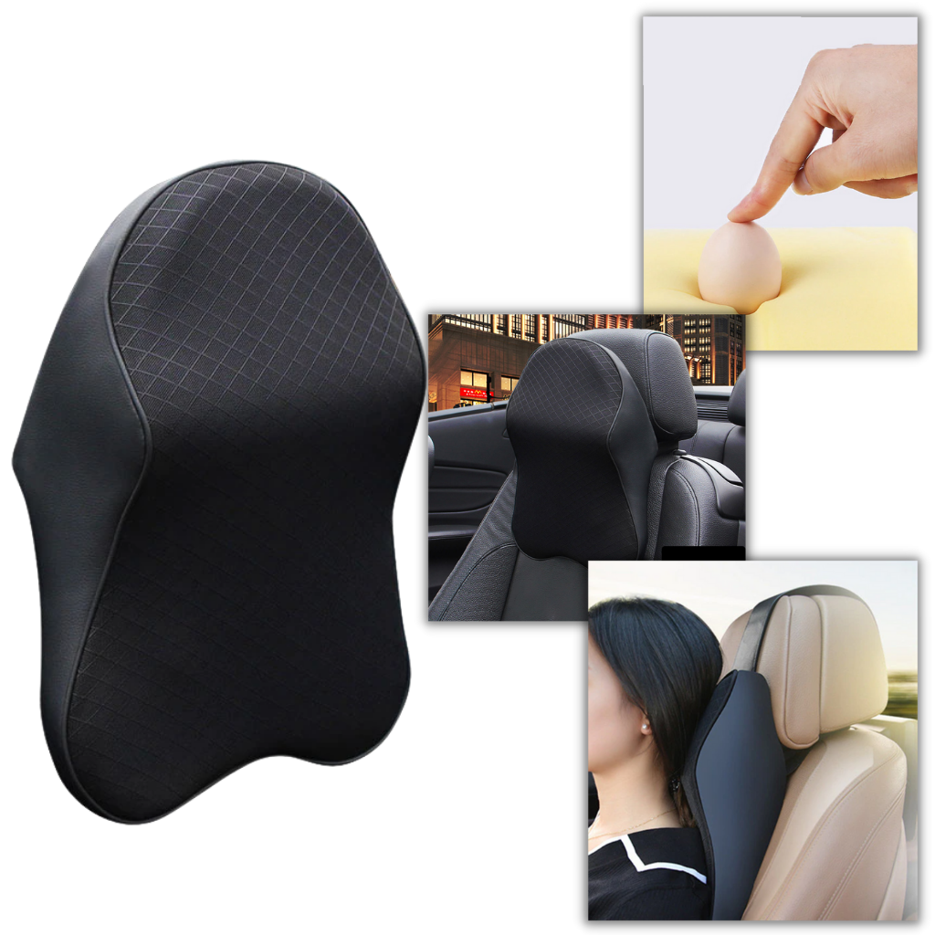 Neck support top cushion for car