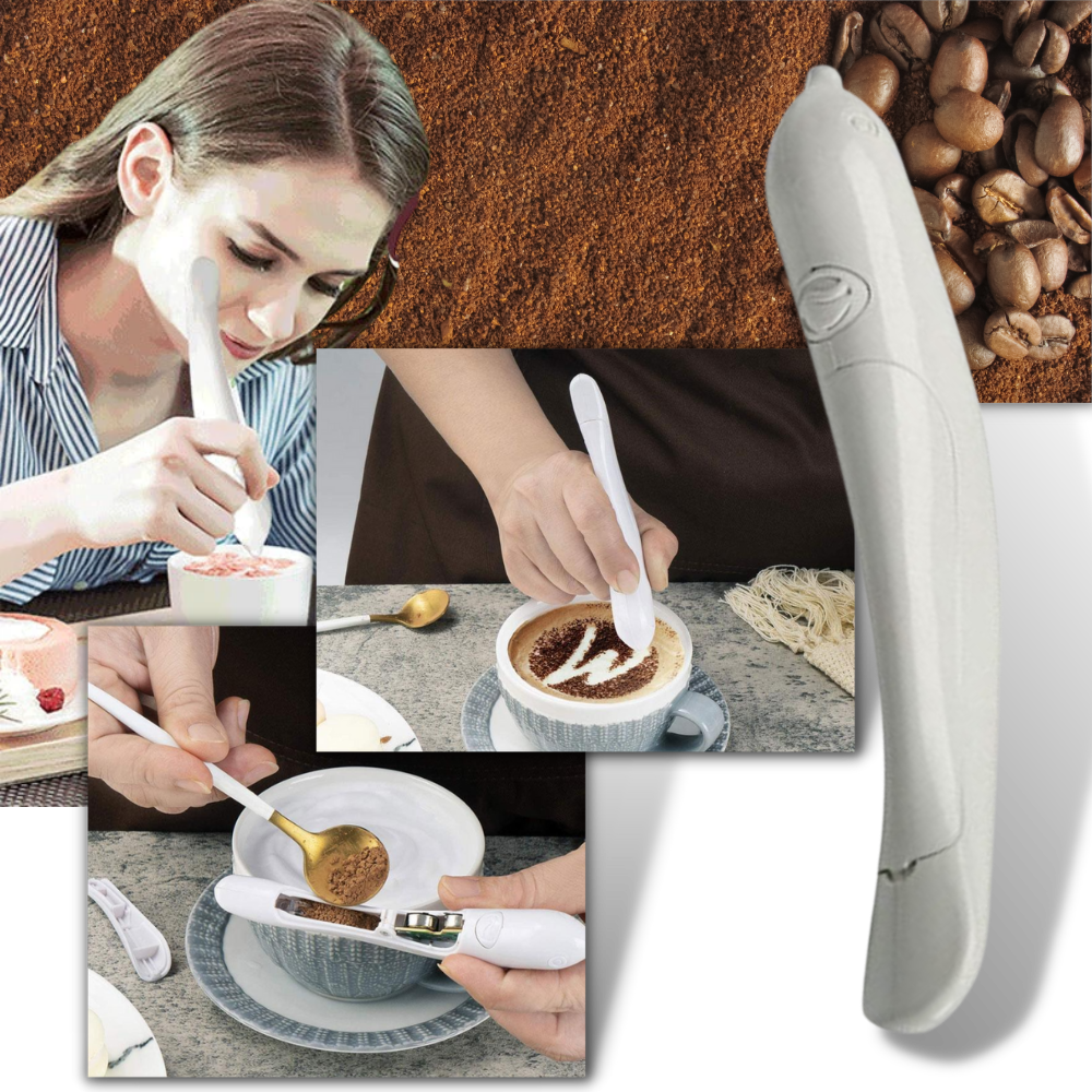 Electric Coffee Pen - Coffee Carving Genius-latte-pen - DIY Coffee Carving  Pen