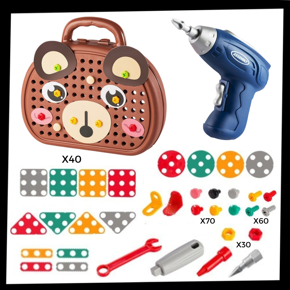 Educational Puzzle Toy and Drill Kit