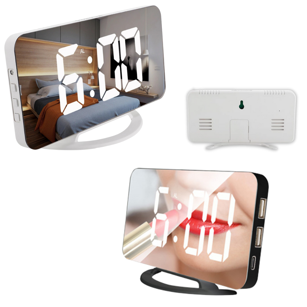 Multifunctional Digital Clock Mirror