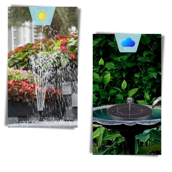 Solar Powered Water Fountain Floating Water Fountain Ozerty Canada