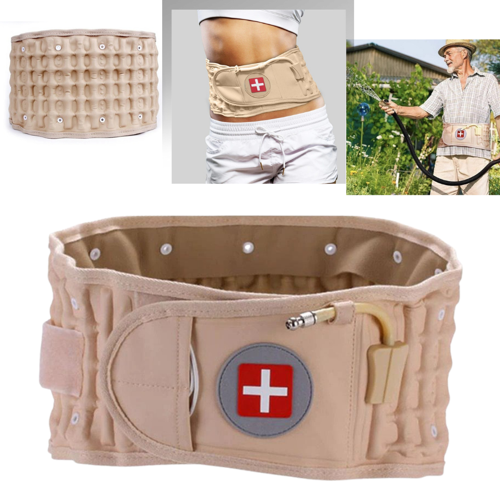 Lumbar decompression belt Lower back traction support belt