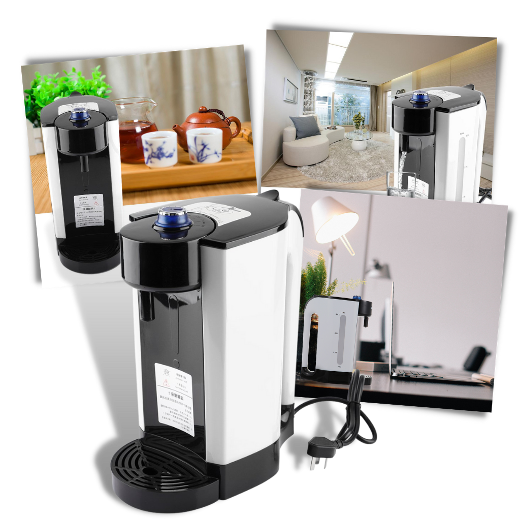 Hot water top kettle dispenser