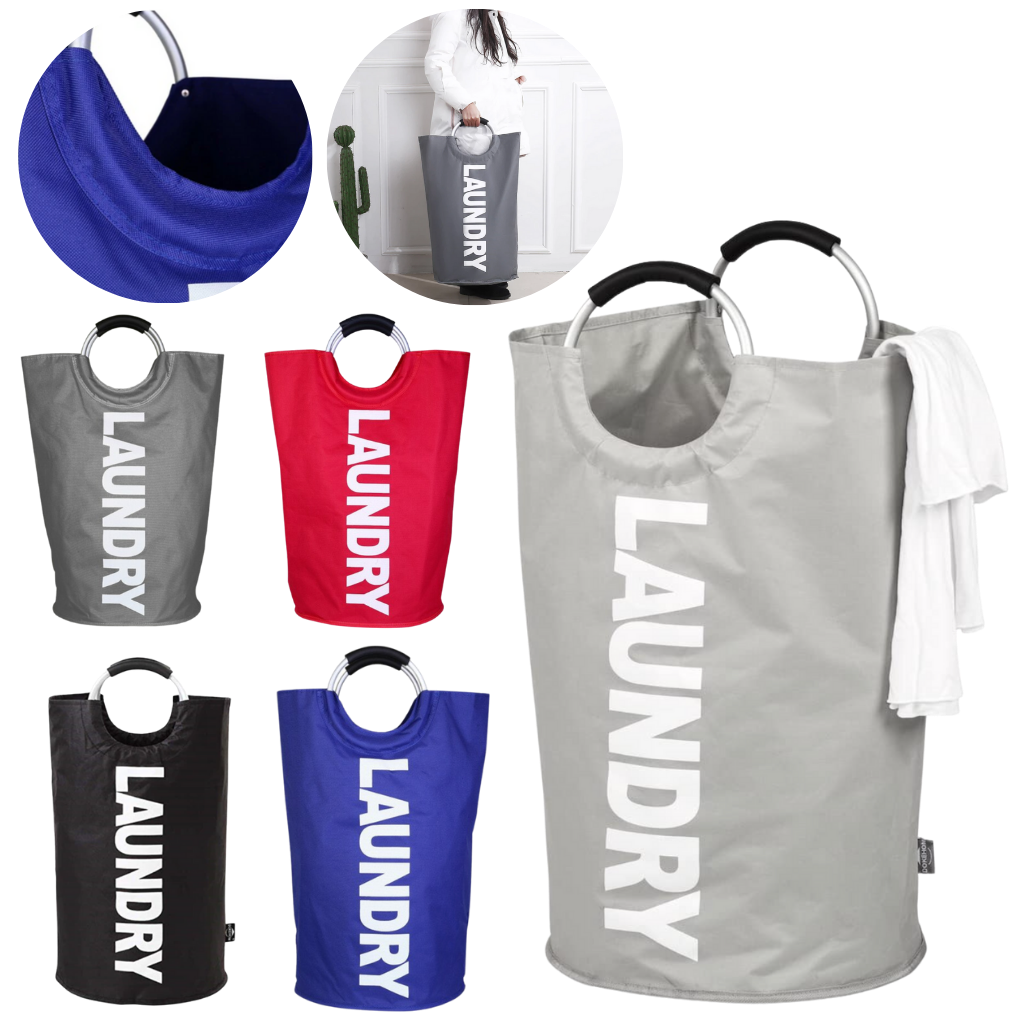Foldable Laundry Basket bag with Handles - Ozerty