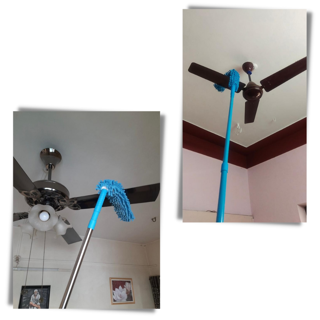 Microfiber flexible cleaning duster