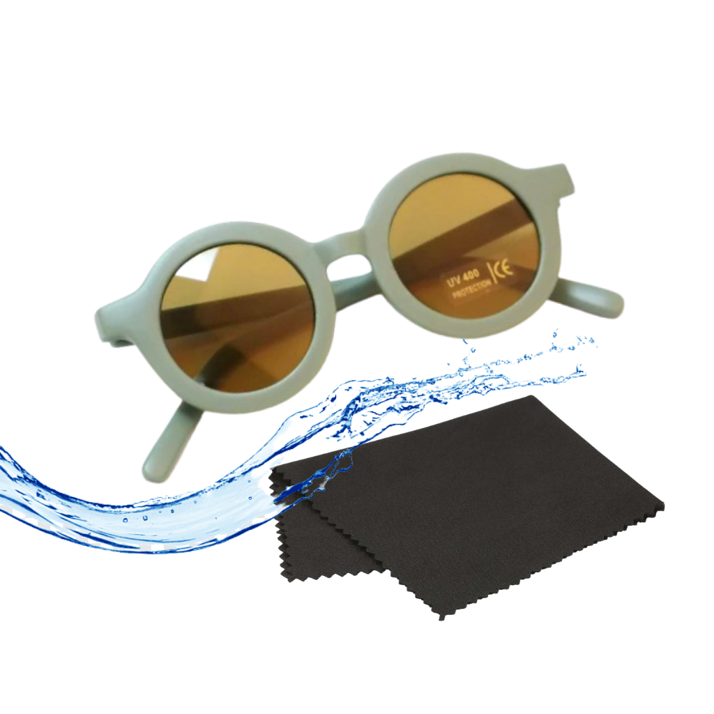 Vintage Round Kids Sunglasses for Ages 1 to 5