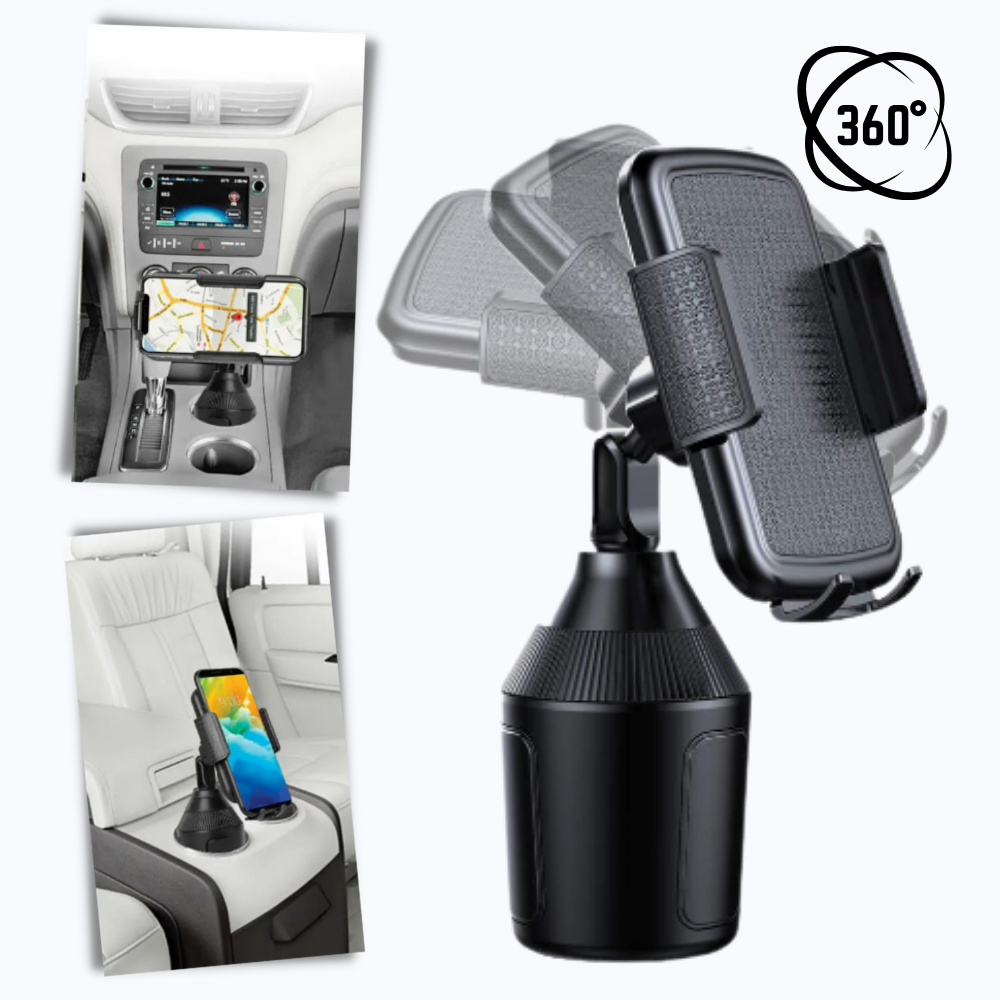 Adjustable Cell Phone Cup Holder Mount - Ozerty