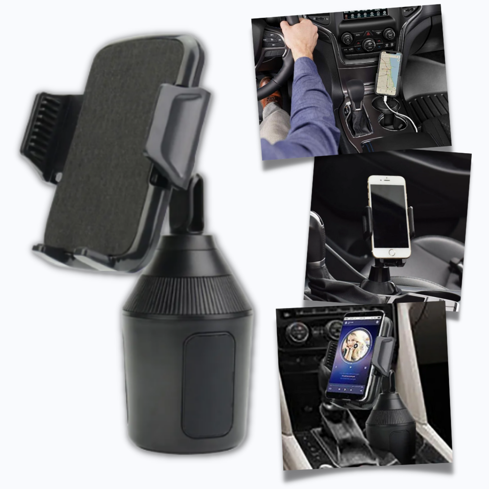 Adjustable Cell Phone Cup Holder Mount - Ozerty