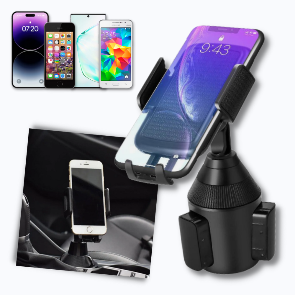 Adjustable Cell Phone Cup Holder Mount - Ozerty