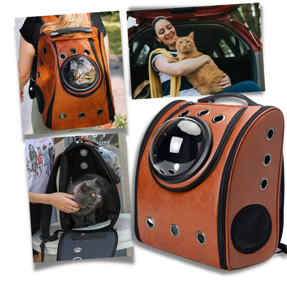 Cat Backpack Swift Pet travel carrier Buble design