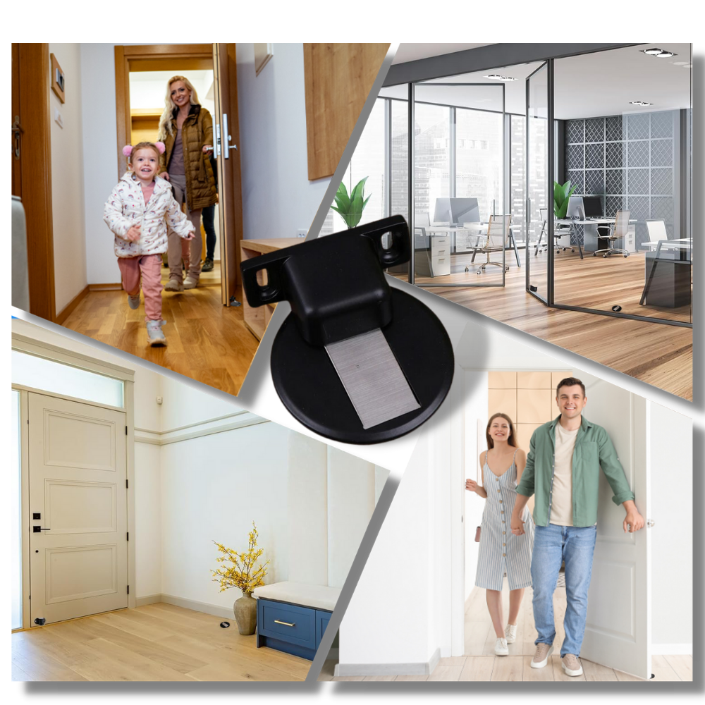 Magnetic Door Stopper in Stainless Steel
 - Ozerty