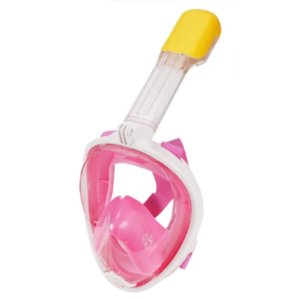 180° Panoramic View Snorkel Mask -Pink - Ozerty