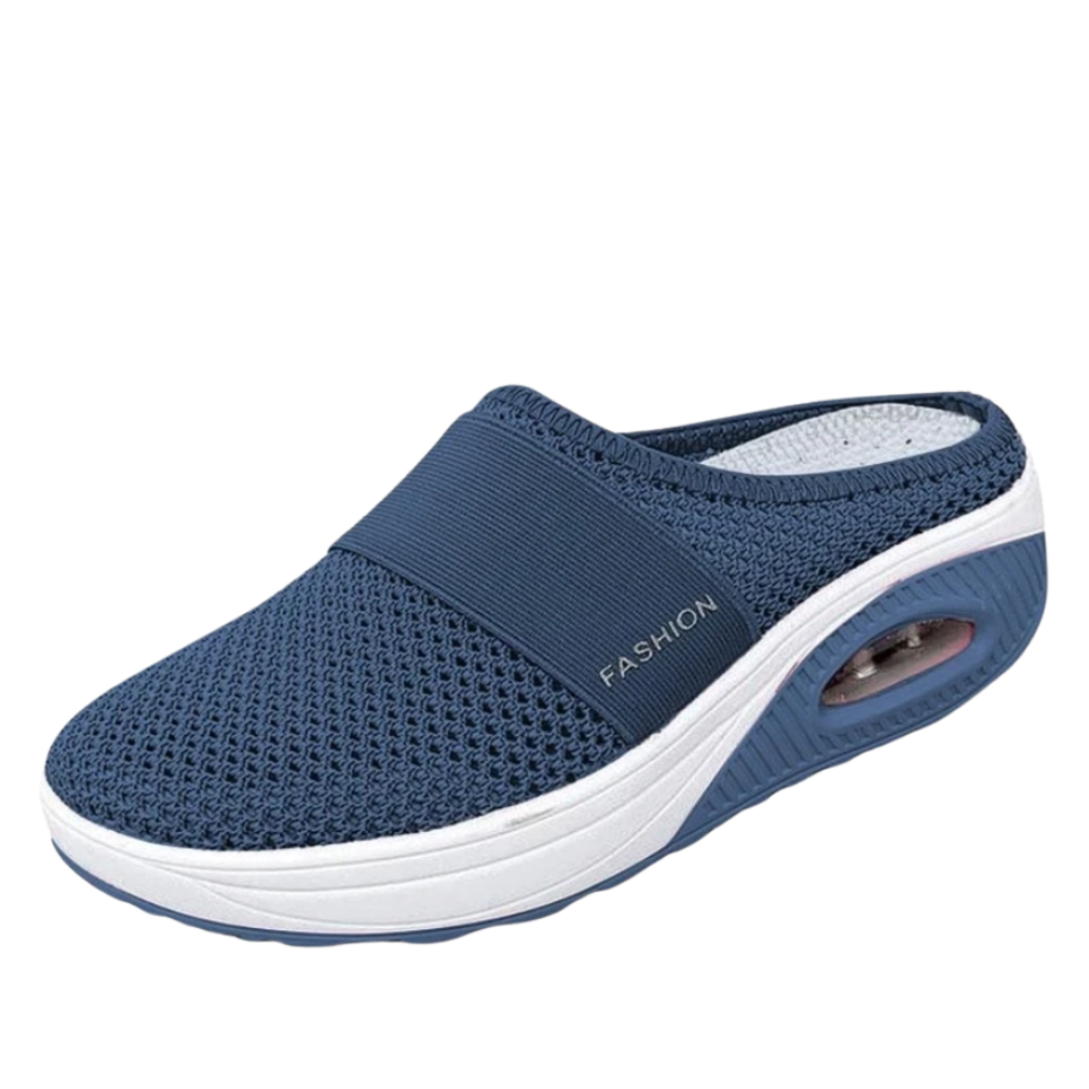 Air-cushion diabetic slip-on shoes -Dark Blue - Ozerty