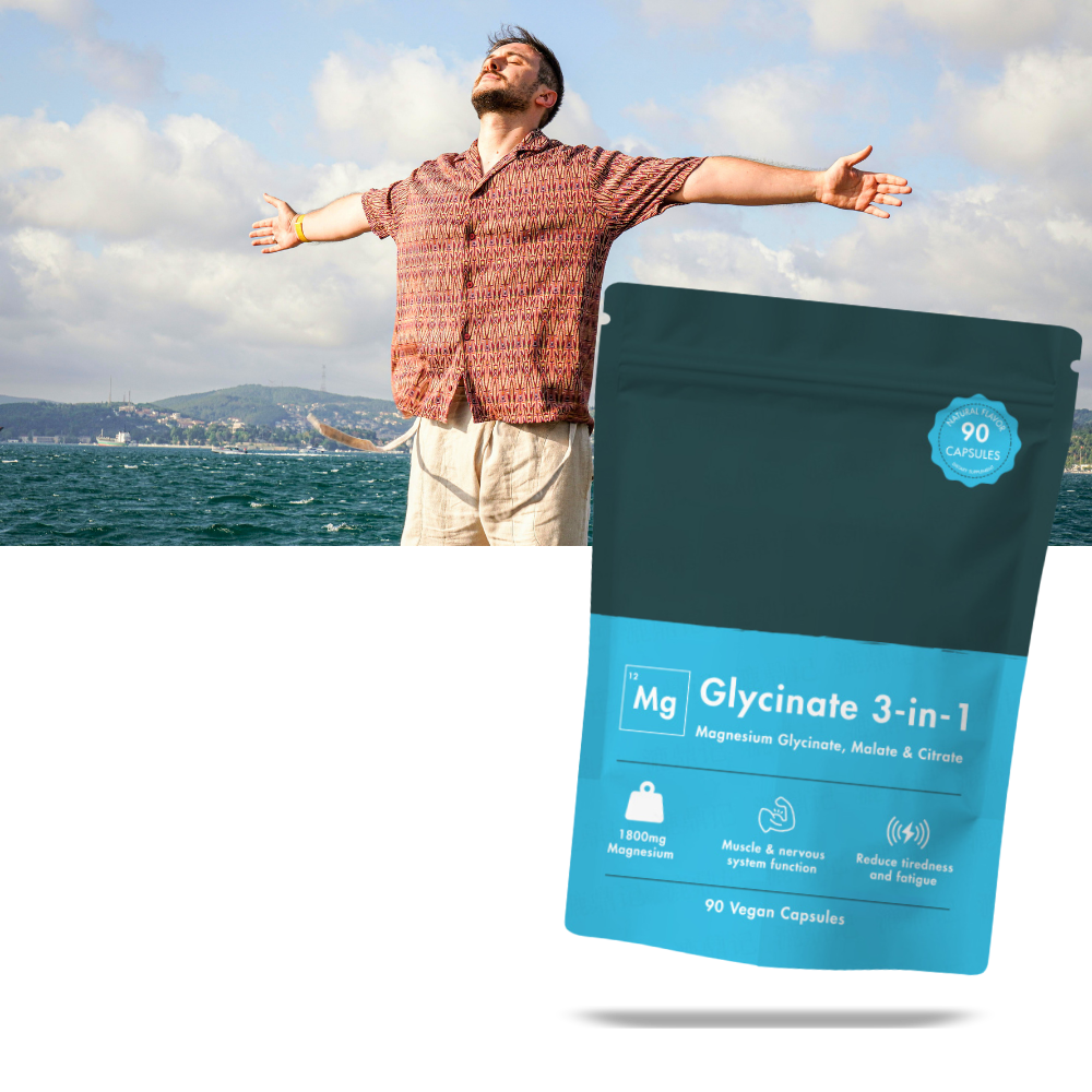 Balanced Vegan Magnesium Glycinate Supplement - Ozerty
