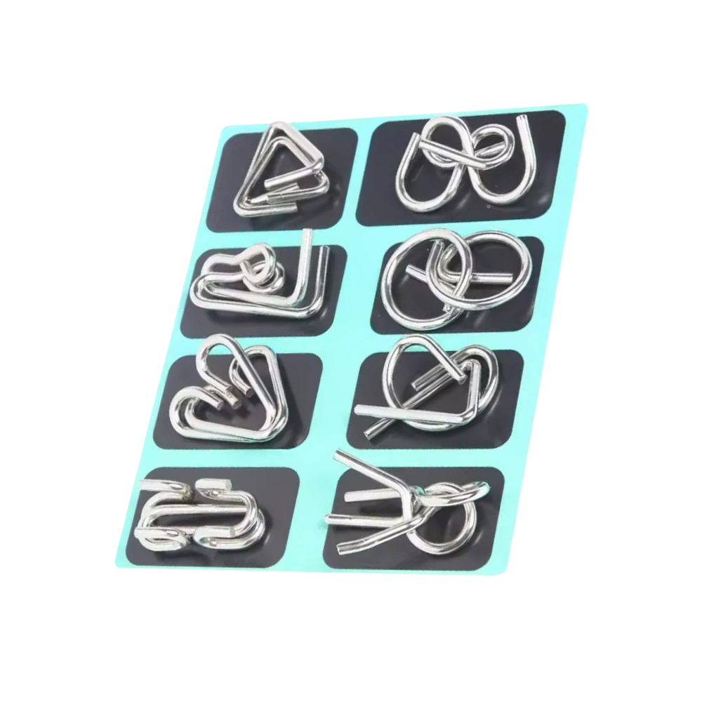 Brain Tease Lock Puzzle -Sky Blue - Ozerty