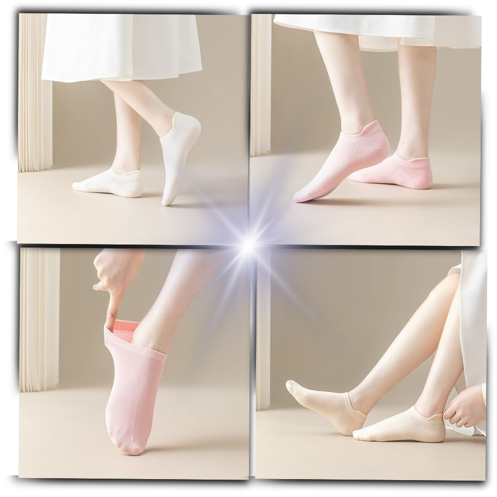 Breathable Cotton Soft Ankle Socks - Ozerty