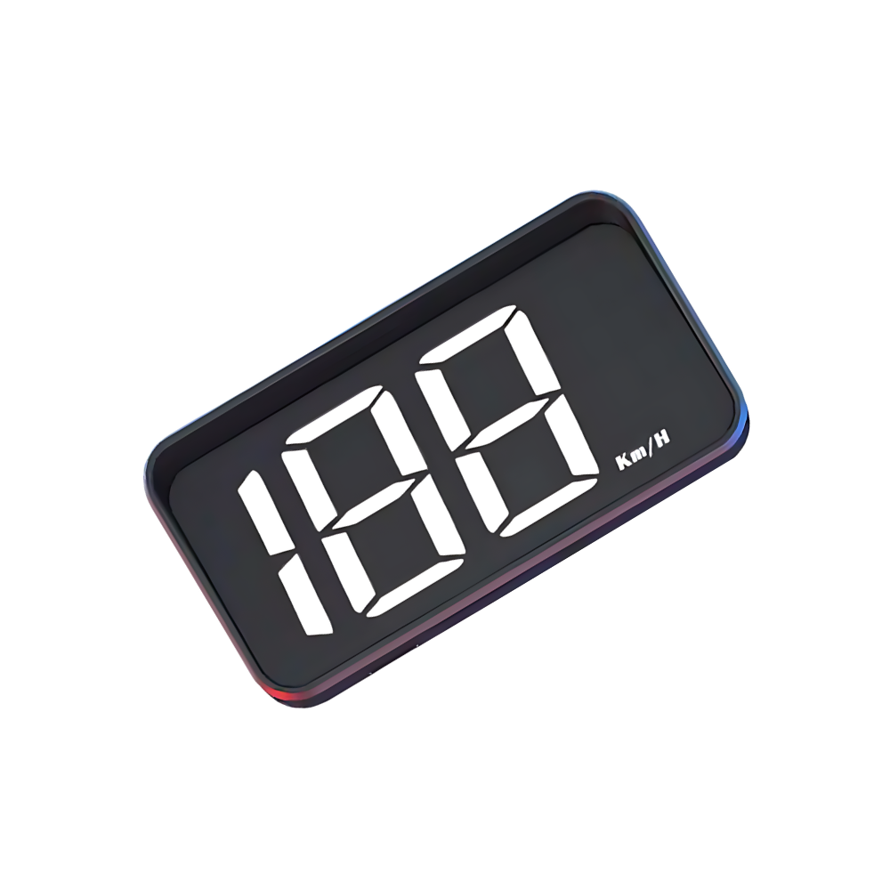 Clear & Intuitive Projector Windshield Speedometer -White Light - Ozerty