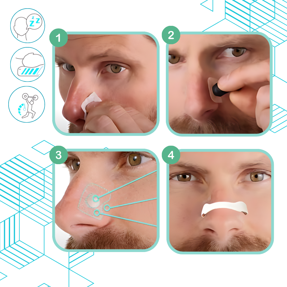 Comfortable Nasal Breathing Strips  - Ozerty