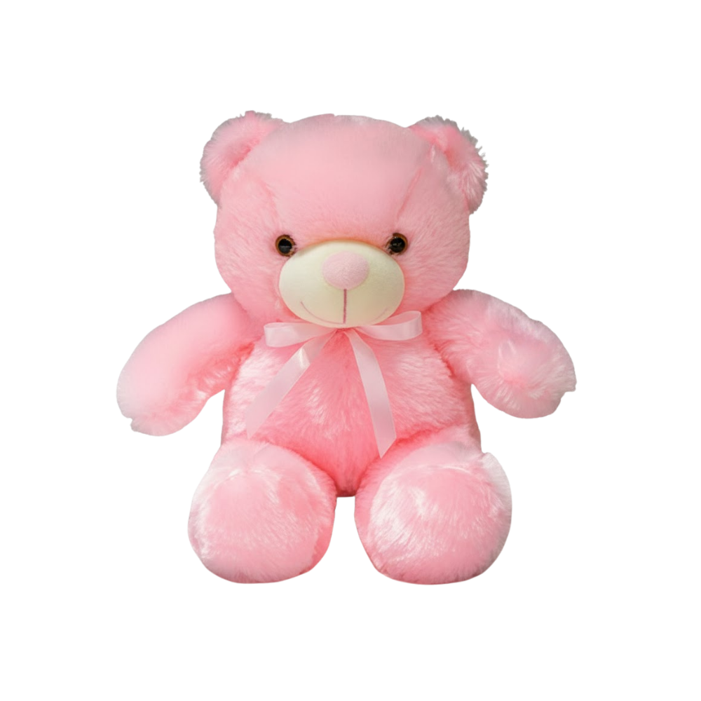 Cuddly Glow Plush Teddy -Pink - Ozerty