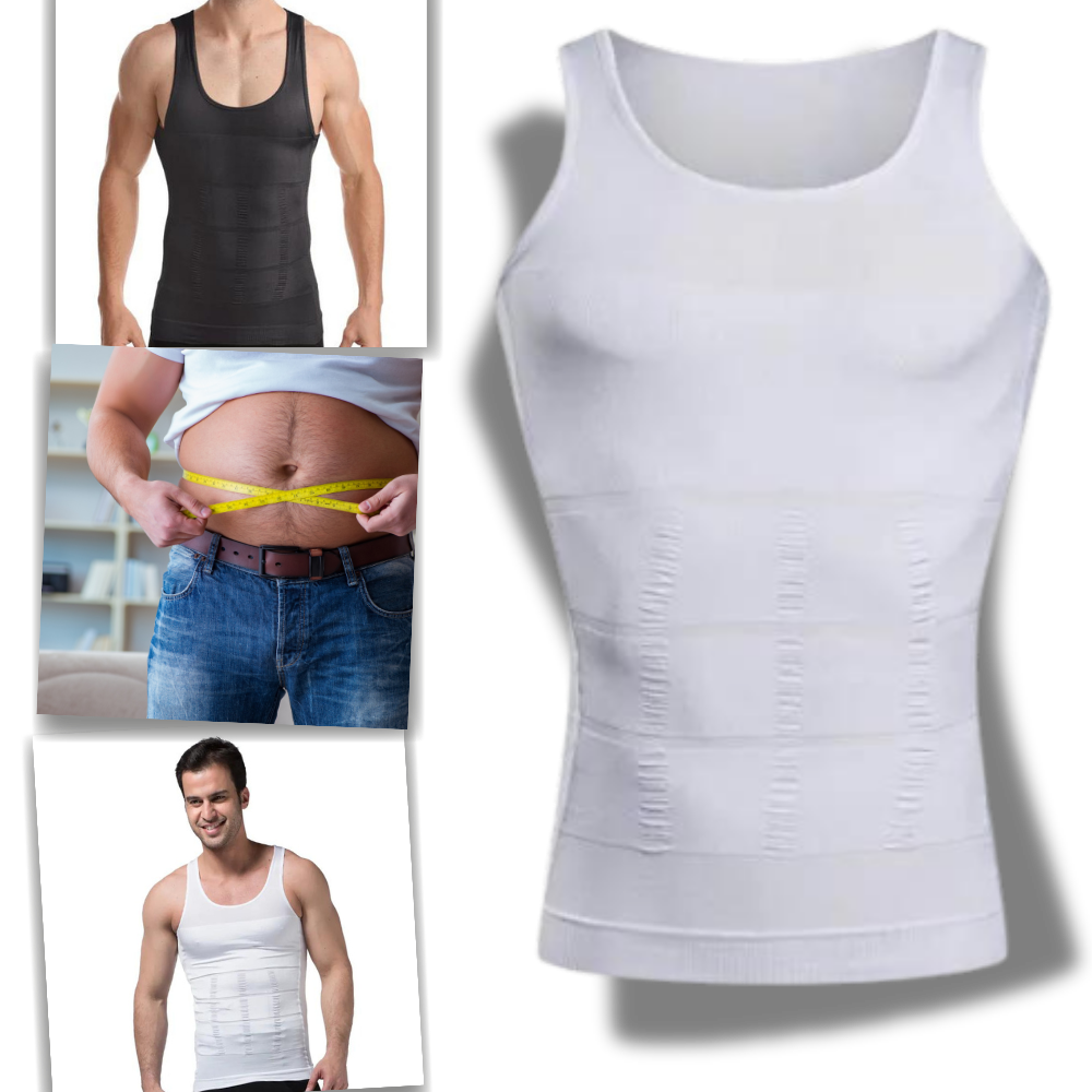 Discreet Men's Slimming Body Shaper  - Ozerty