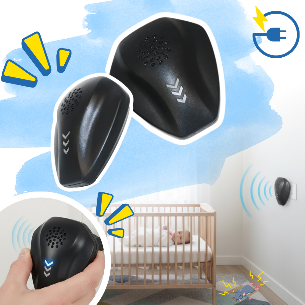 Dual Ultrasonic Pest Repeller - Ozerty
