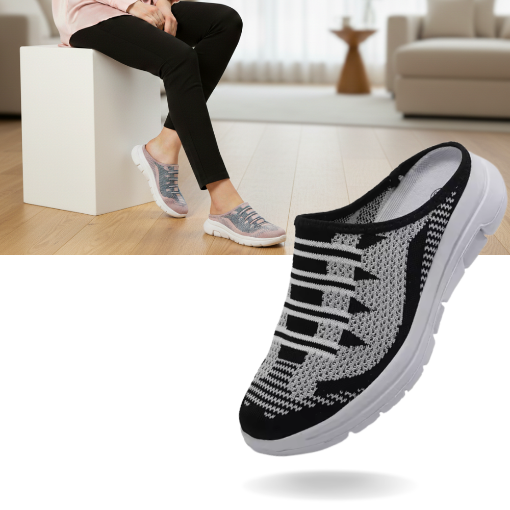 Easy Slip-On Comfort Flat Mules - Ozerty