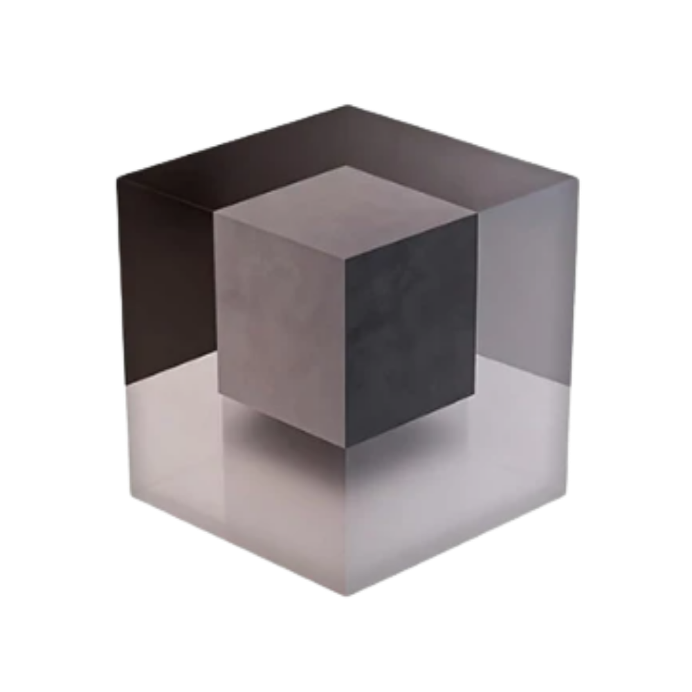 Easy Stick 3D Illusion Wall Decal -Void Cube - Ozerty