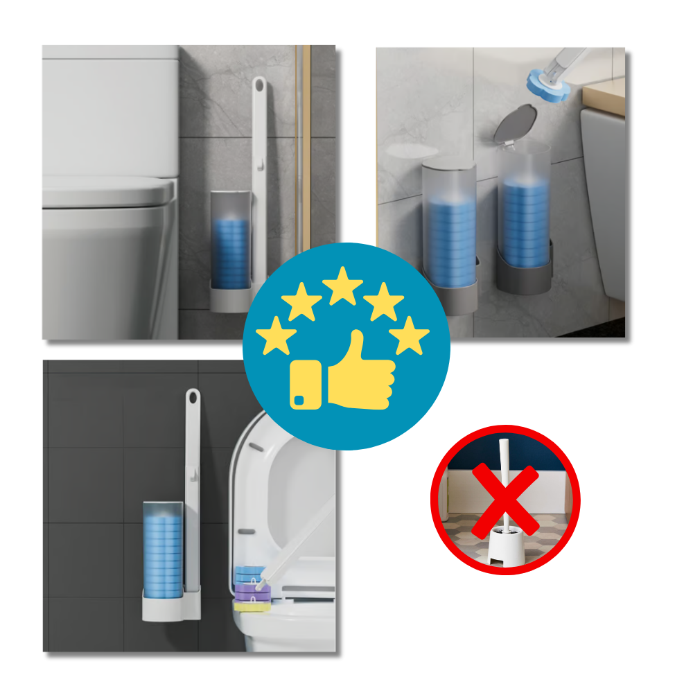 Efficient Cleaning Disposable Toilet Brush - Ozerty