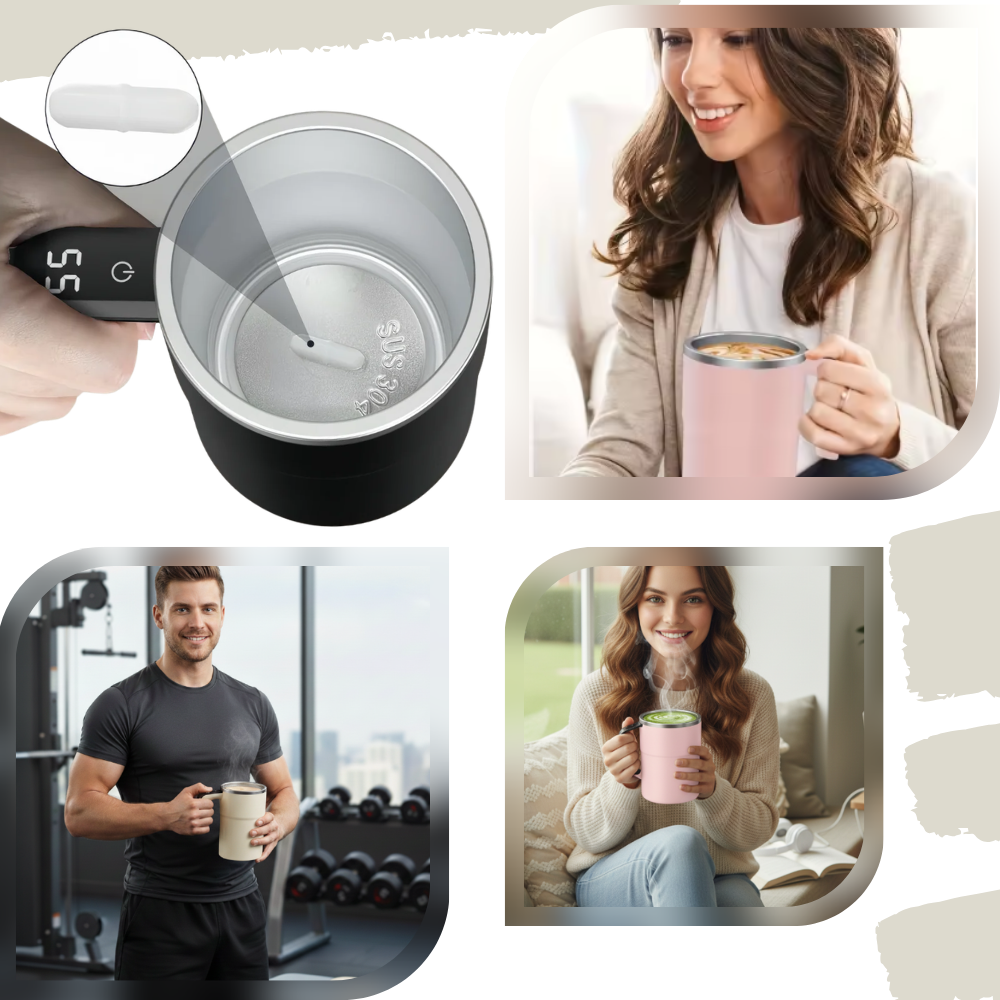 Effortlessly Smart Self-Stirring Cup - Ozerty