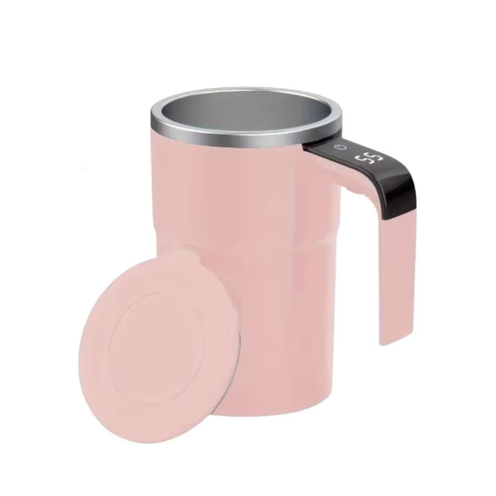Effortlessly Smart Self-Stirring Cup -Pink - Ozerty