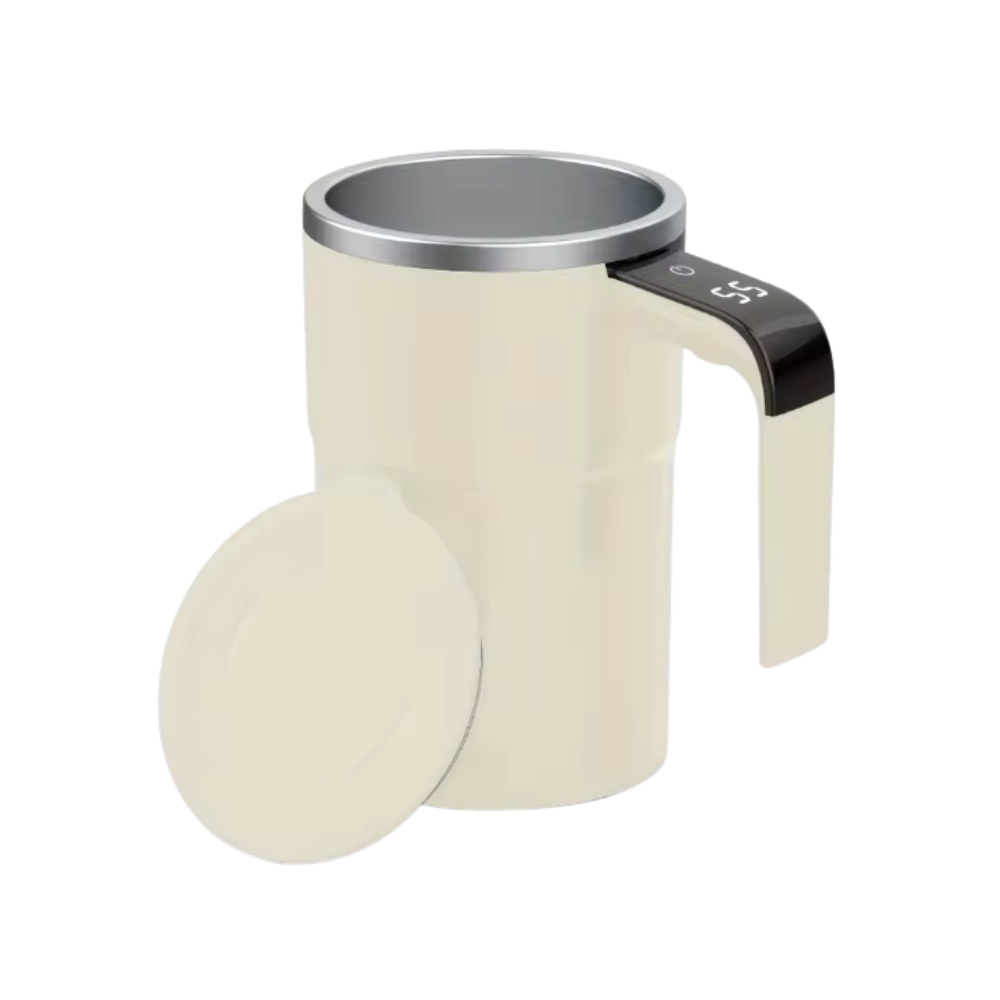 Effortlessly Smart Self-Stirring Cup -White - Ozerty