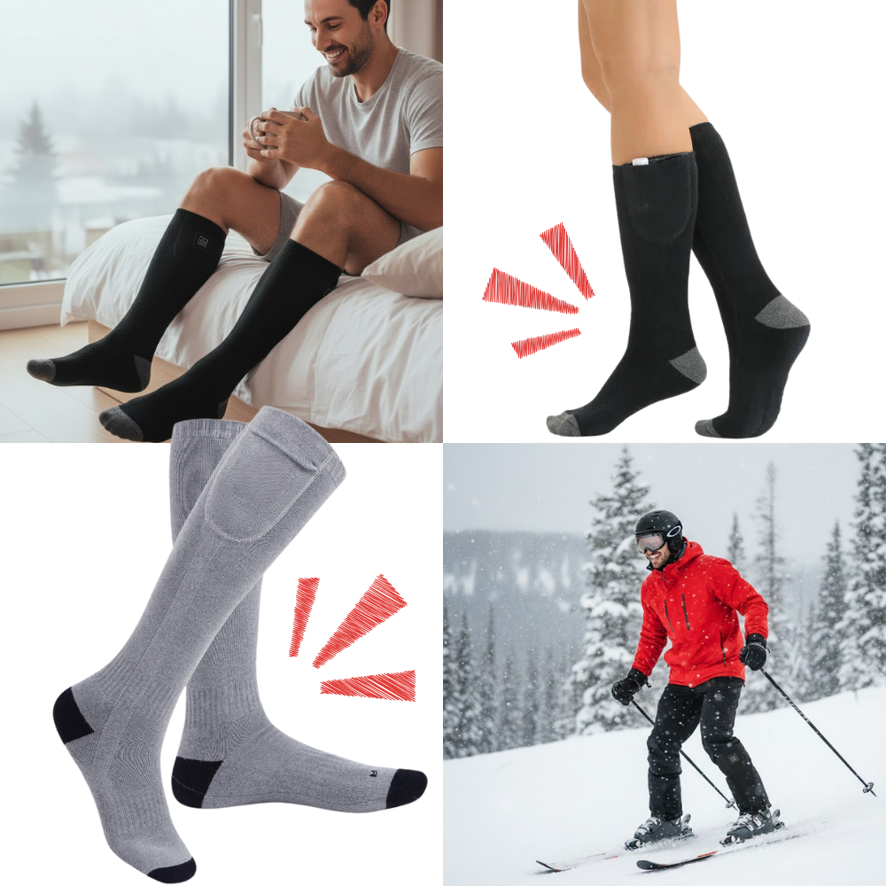 Ergonomic Electric Heating Socks - Ozerty
