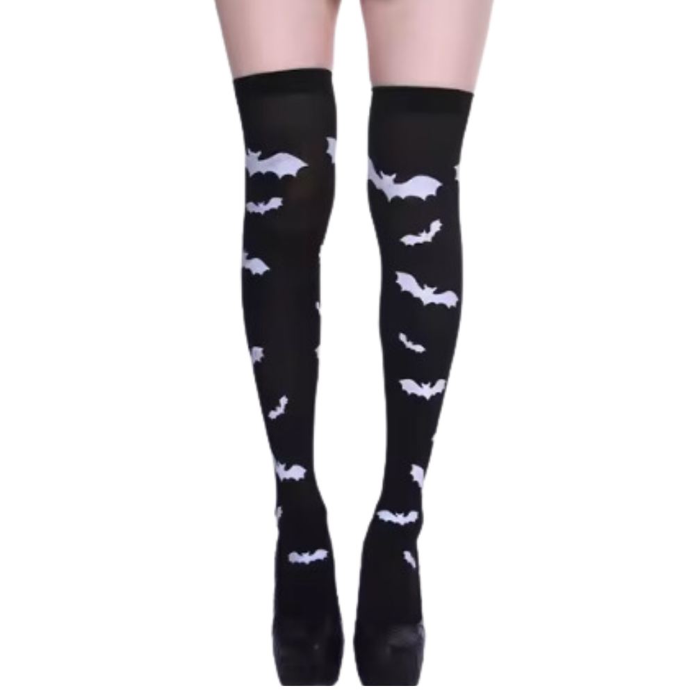 Festive Designs Halloween Compression Socks -Dark Flight  - Ozerty