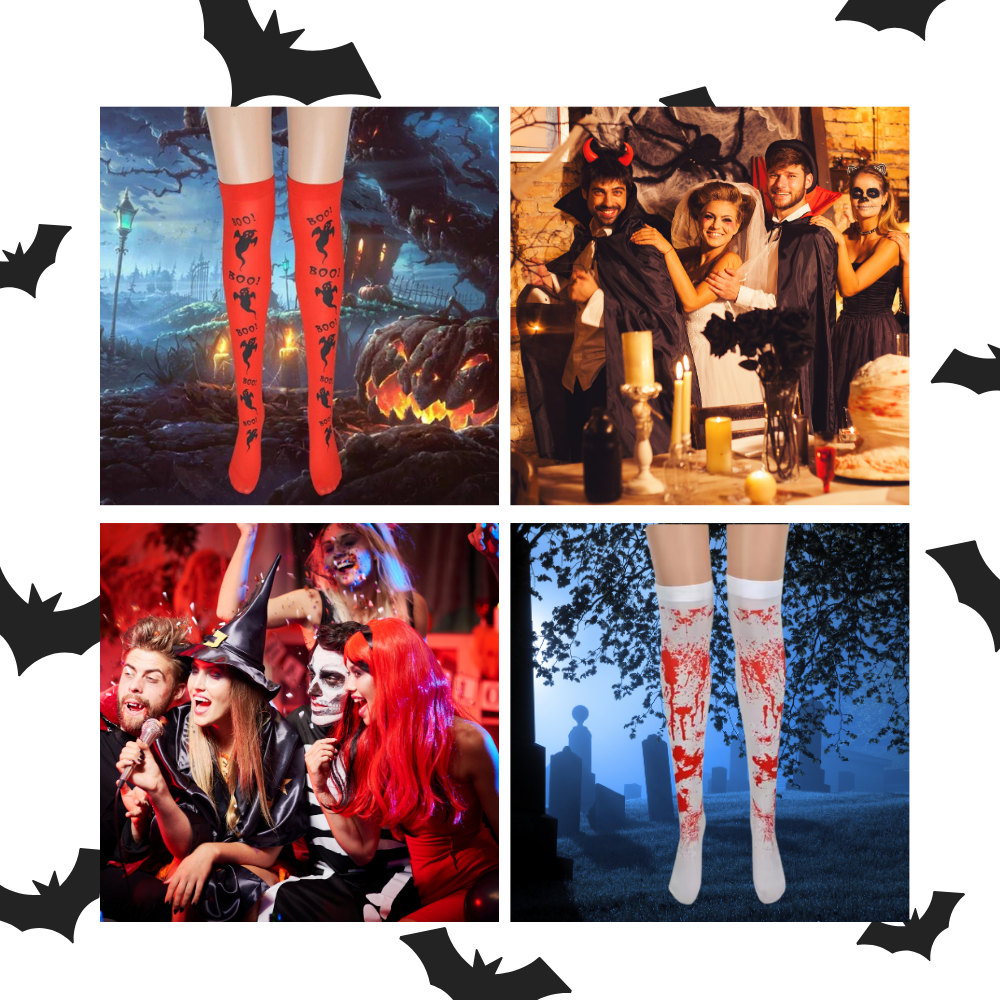 Festive Designs Halloween Compression Socks - Ozerty