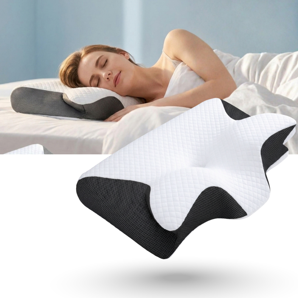Firm Contour Cervical Memory Foam Pillow - Ozerty