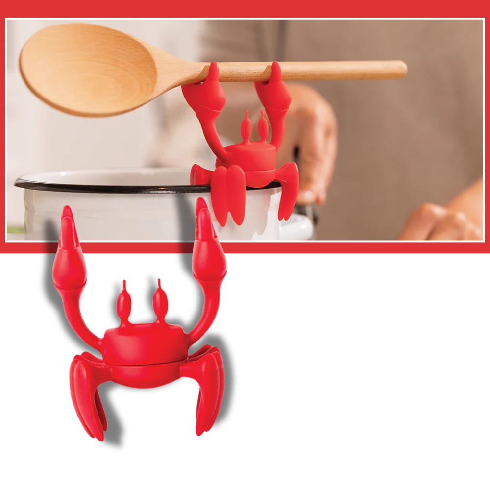 Fun Crab Non-Slip Spoon Holder - Ozerty