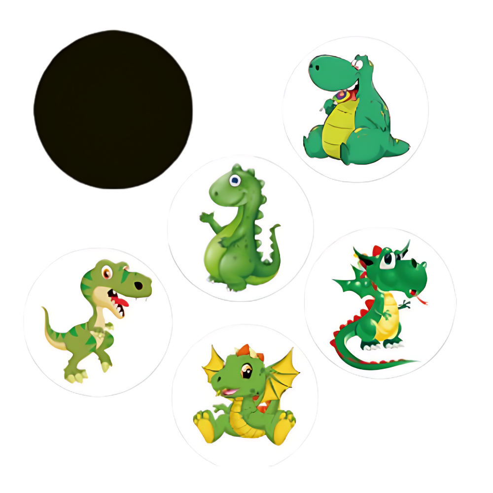 Heat Activated Potty Training Stickers -Dinosaur - Ozerty