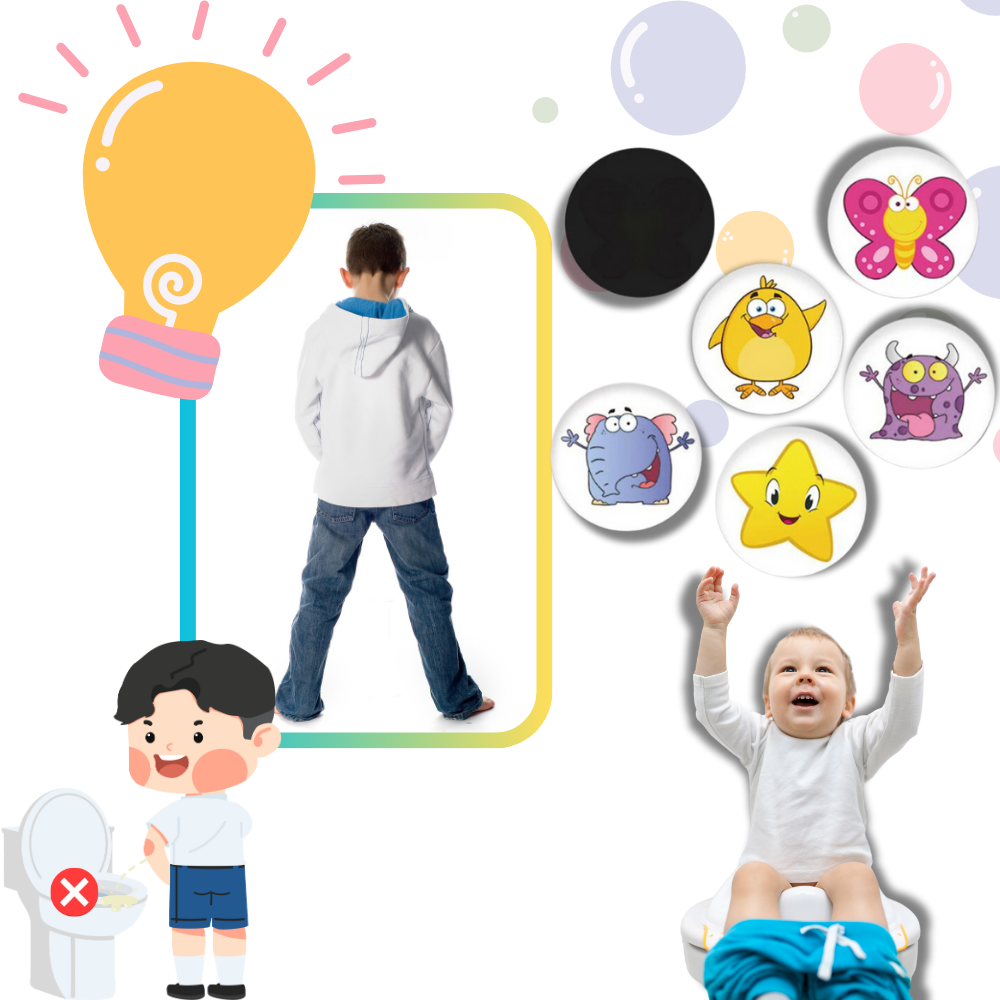 Heat Activated Potty Training Stickers - Ozerty